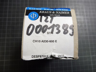 1 x Kraus & Naimer CH10 A230-600 E; F67044/035