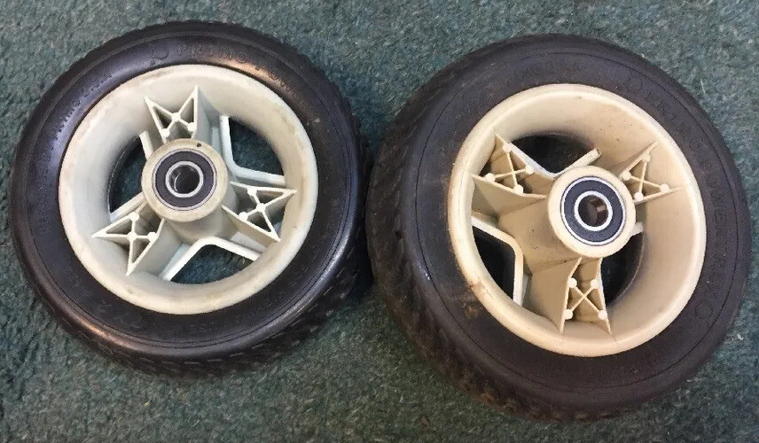 TWO (2) 7X2 P-125 FRONT WHEEL FOR PRIDE GO-GO SC44E,SC54LX WHLASMB1868 ...