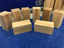 Möbelfuß Tischbein Holz Eiche 100x100x200mm 