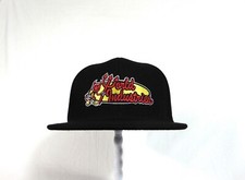 World Industries Flameboy Skateboard Black Snapback Adjustable Hat Sz OSFM NEW