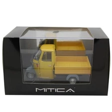 1:18 MYTHICAL Piaggio Ape P501 Open 1979 Yellow Texas MYTHICAL204001-D