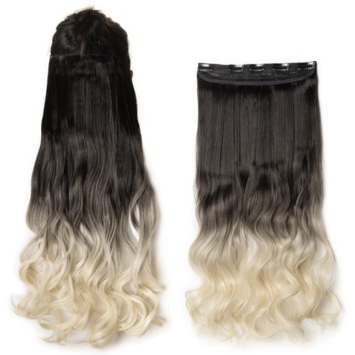 Real Natural 17-30 Inch 3/4 Full Head Clip In Hair Extensions Brown Black Blonde - Picture 49 of 52