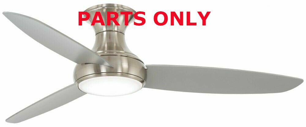 Minka Aire Concept III 54" Smart Ceiling Fan With LED Light - Coal Finish With Remote