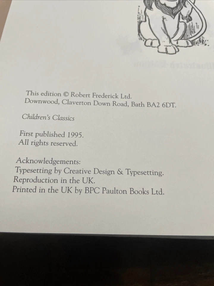 L. FRANK BAUM. THE WIZARD OF OZ. 1995 HARDCOVER. 1850813205 - Image 4 of 4