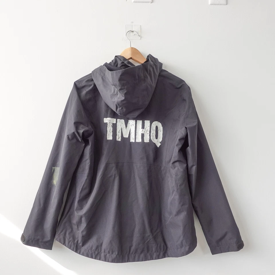 Tough Mudder Jacket Large Black Windbreaker Zip Packable Hooded Merrell Dry - Image 2 of 4