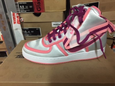 Womens Nike Vandal High Sneaker Neu Silber Rosa Gr:38 Force Dunk Stiefel