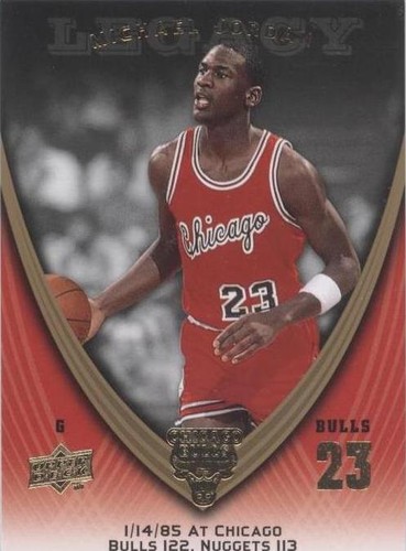 MICHAEL JORDAN UPPERDECK LEGACY 09/10 CARD #38 | eBay
