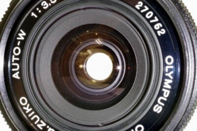 Olympus OM G.Zuiko Auto-W 28mm F3.5 Wide Angle Prime Lens Full