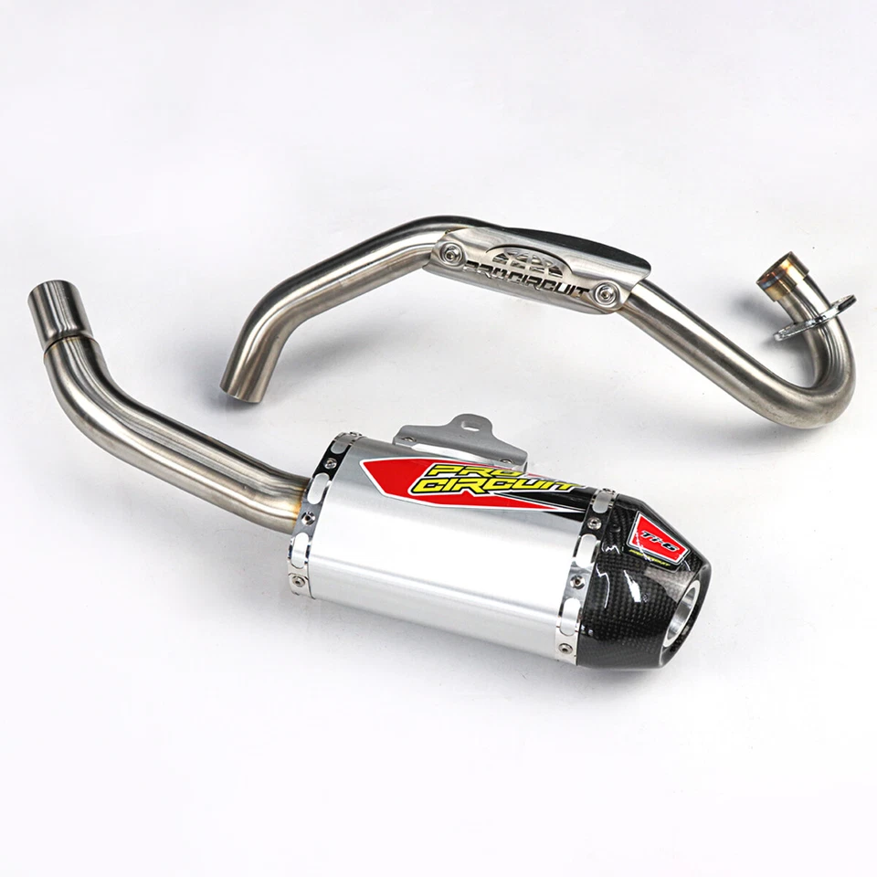 FULL SYSTEM EXHAUST MUFFLER RACING CARBON PIPE FIT FOR KAWASAKI KLX110 , KLX110L - Image 4 of 4