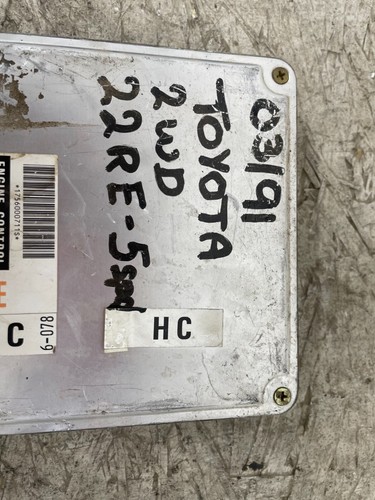 1991 1992 TOYOTA TRUCK 4RUNNER 22RE ENGINE CONTROL COMPUTER ECU 89661-35610 - Picture 3 of 13
