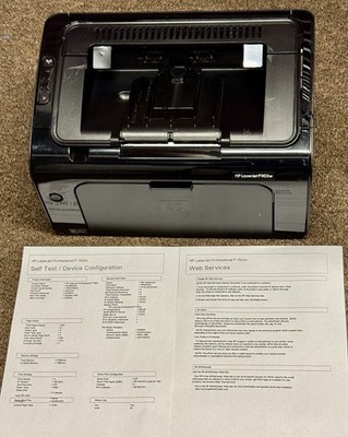 HP LaserJet P1102w USB Wireless Printer TESTED INCLUDES TONER - Under 9k pages!