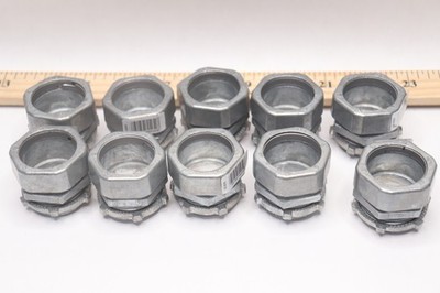 (10-Pk) Pro Connex Compression Connector Emt 1'' 02-55252
