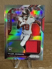2020 Prizm Tyler Johnson RX #23 Silver Prizm Rookie Patch Premier Buccaneers