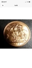 1963 British Full Gold Sovereign Coin Queen Elizabeth II Young Head 22ct