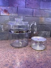 Vintage Pyrex Flame Ware 7759-B Glass Percolator 9 Cup Coffee Pot USA Made