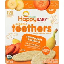 Happy Baby Organic Teethers Sweet Potato & Banana 1.7 Oz
