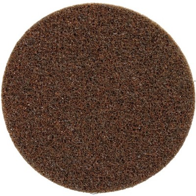 3M Schleifvlies ø 125mm Klett - Vliesscheibe mit Kletthaftung, P100-120 braun