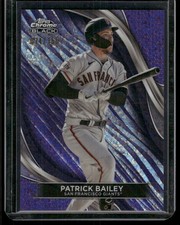 2024 Topps Chrome Black #59 Patrick Bailey Purple Mini-Diamond Refractors 74/150