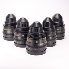 ARRI ZEISS Ultra Primes 16mm 24mm 32mm 50mm 85mm T1.9 with PL Mount, Case