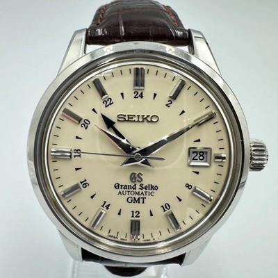 Seiko Grand Seiko 9S56-00B0 SBGM003 GMT Automatic Wristwatch used From Japan