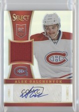 2013-14 Panini Select Rookie Jersey Silver Prizm 10/99 Alex Galchenyuk Auto 03uh