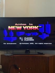 Action in New York + Slipcase | Nintendo NES  | Tested And Works Excellently