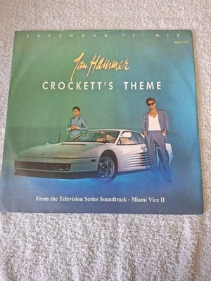 Jan Hammer - Crockett's Theme 12'' Vinyl Single TESTED EX PLAYBACK  