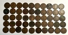 Lot of 50 Indian Head Cents Pennies Mixed Dates & Mostly Good Condition