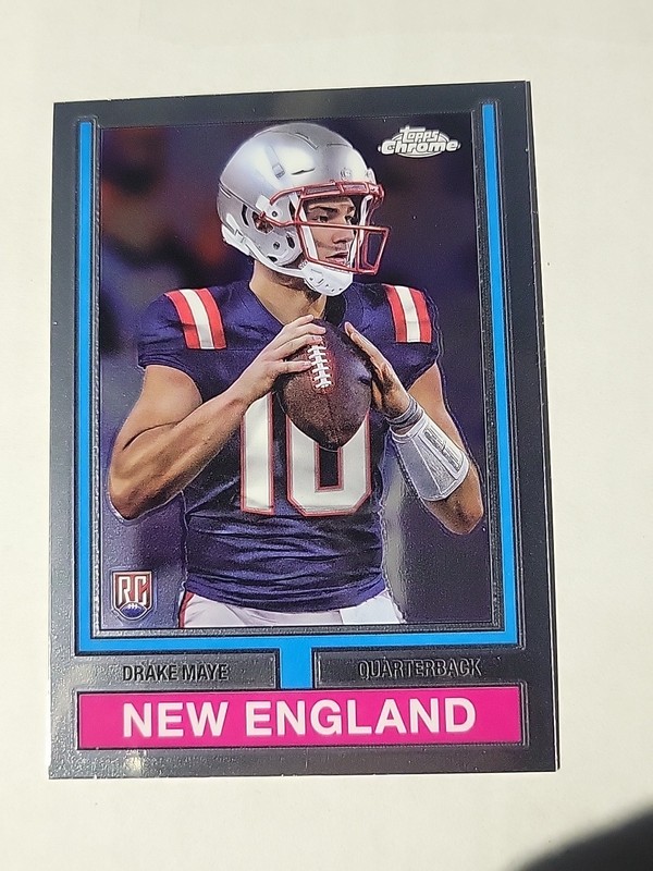 2024 Topps Chrome Drake Maye Rookie