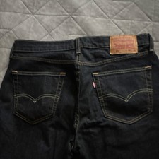 Levi Strauss  Co. Dark Blue Denim Jeans Straight Regular Fit Levi's 541