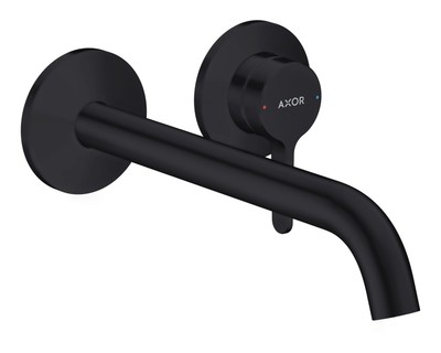 Axor One Einhebel-Waschtischmischer Unterputz Ausladung 220 mm - Mattschwarz