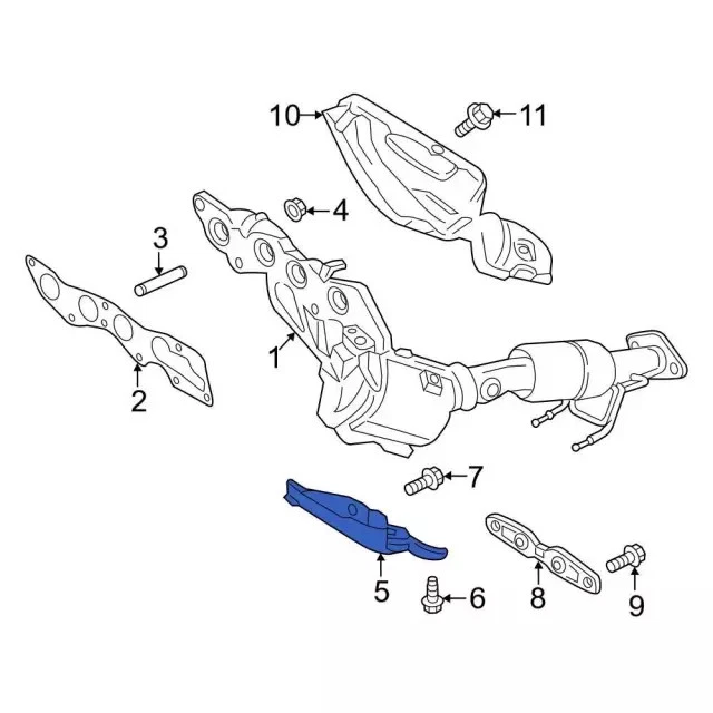 Soporte trasero original Ford DS7Z-5K291-A Foto 4 de 4