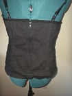 VTG Y2K Tripp NYC Black Gothic Corset Top Lace-Up with netting/mesh 2x — photo 3