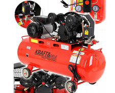 Compressore D'Olio 100 L 3,8 KM 480 L/Min 8 Bar 230 V 2 Cilindri Orizzontale