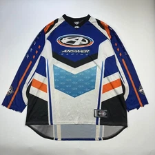 Vintage Answer Racing Jersey Mens XL Motorcycle Motocross Long Sleeve