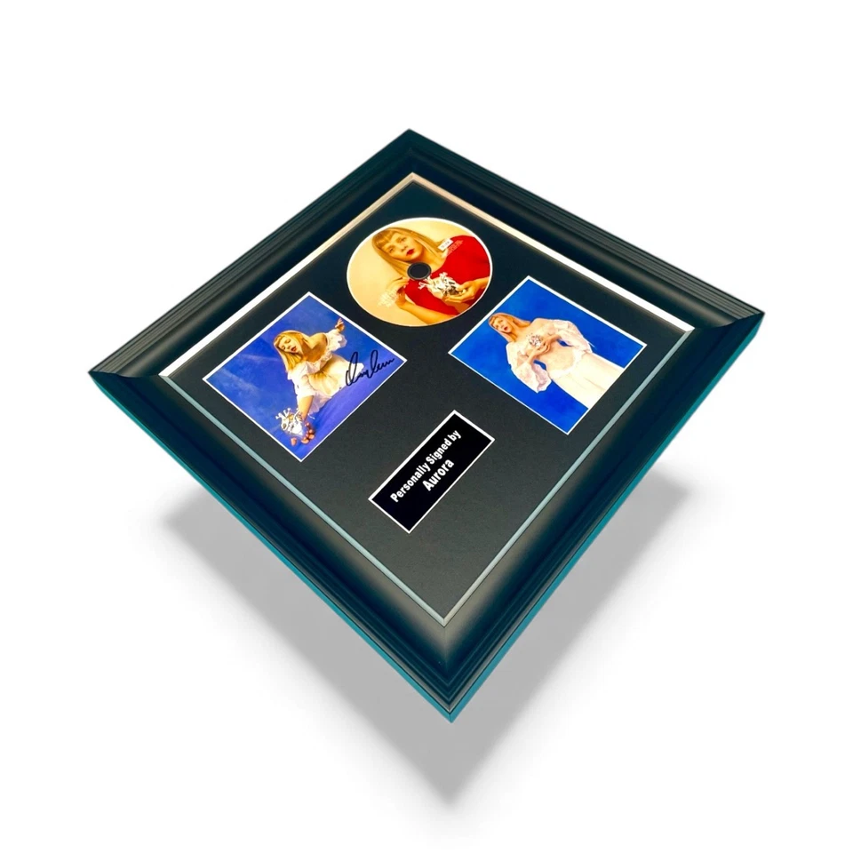 Aurora SIGNED What Happened to the Heart? CD Photo Display & COA Music Autograph - Image 4 of 4