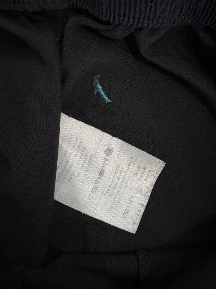 Carhartt Force Scrub Set Black / White Women’s Size Medium Tall Top & Pants - Image 4 of 4