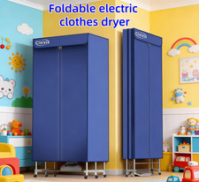 Electric Clothes Dryer Heated Tier Indoor Machine 2 Wardrobe Airer Rack Cover 🔥