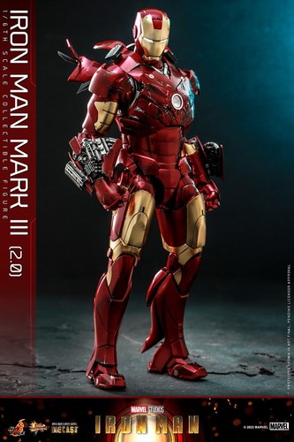 New Hot Toys MMS664D48 Iron Man 1/6 Mark III (2.0) (Normal Edition) Figure - Picture 10 of 20