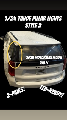 #ad 1 24 2025 MOTORMAX TAHOE PILLAR LIGHTS STYLE 2 LED READY 2 PAIRS $10.00