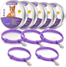 5 Set Calming Collar for Cats Adjustable Waterproof Cat Calming Collars Reduce A