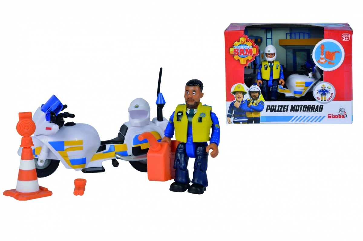 4006592062736 Fireman Sam Police Motor with figurine Simba