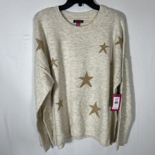 69 Vince Camuto Crewneck Woman s Sweater Size L Malted Color