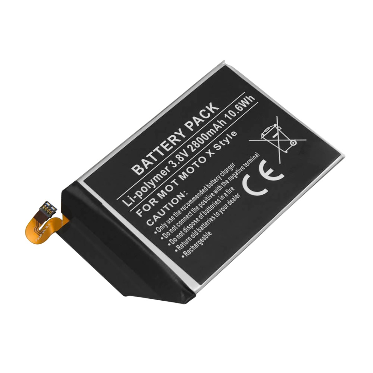 Batterie pour Moto X Style Li-Polymère 2800mAh Avizar composant de rechange interne performant