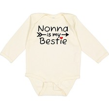 Inktastic Nonna Is My Bestie Long Sleeve Creeper Nonnas New From Best Grandma I