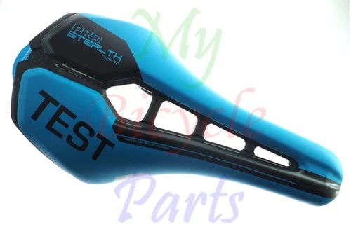 SHIMANO PRO Stealth Curved Performance TEST SADDLE, Stainless Rails, Blue 142mm