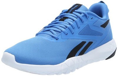 Reebok Men's Flexagon Force 4 Sneaker, Kinetic Blue/Black/Footwear White, Men's