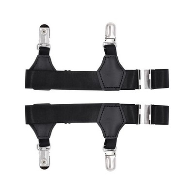 2 Pack Men's Sock Garters Suspenders Adjustable Non Slip Sock Strap Suspenders