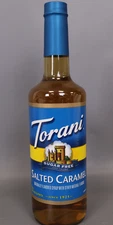 Torani Sugar Free Salted Caramel Syrup 25.4 0z
