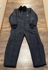 RefrigiWear Coveralls Mens Large Black Iron-Tuff Insulated Freezer